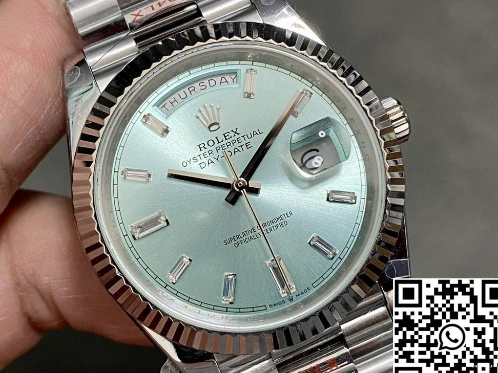 QF Factory M228236-0006 Dial Date v5 Tungsten Rolex Blue Day Steel 0517